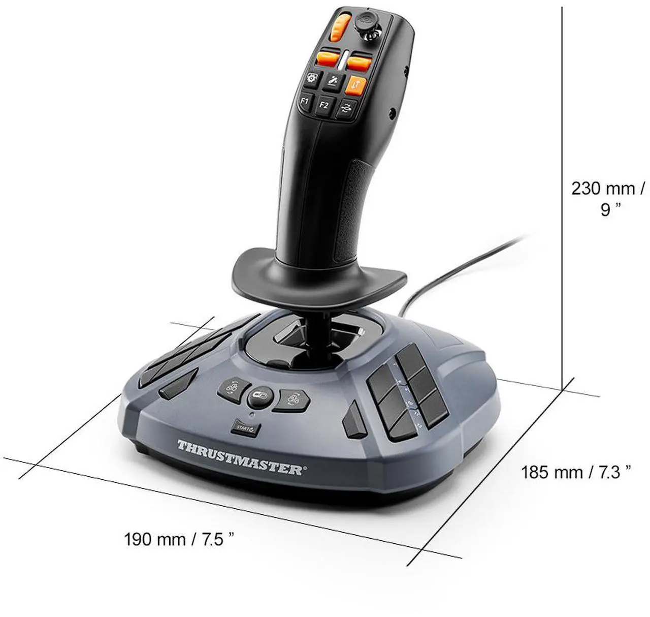 Alt view image 4 of 5 - Thrustmaster SimTask Farm Stick, 3-Axis Multifunctional Joystick for Farm Simulation (PC) (2960889)