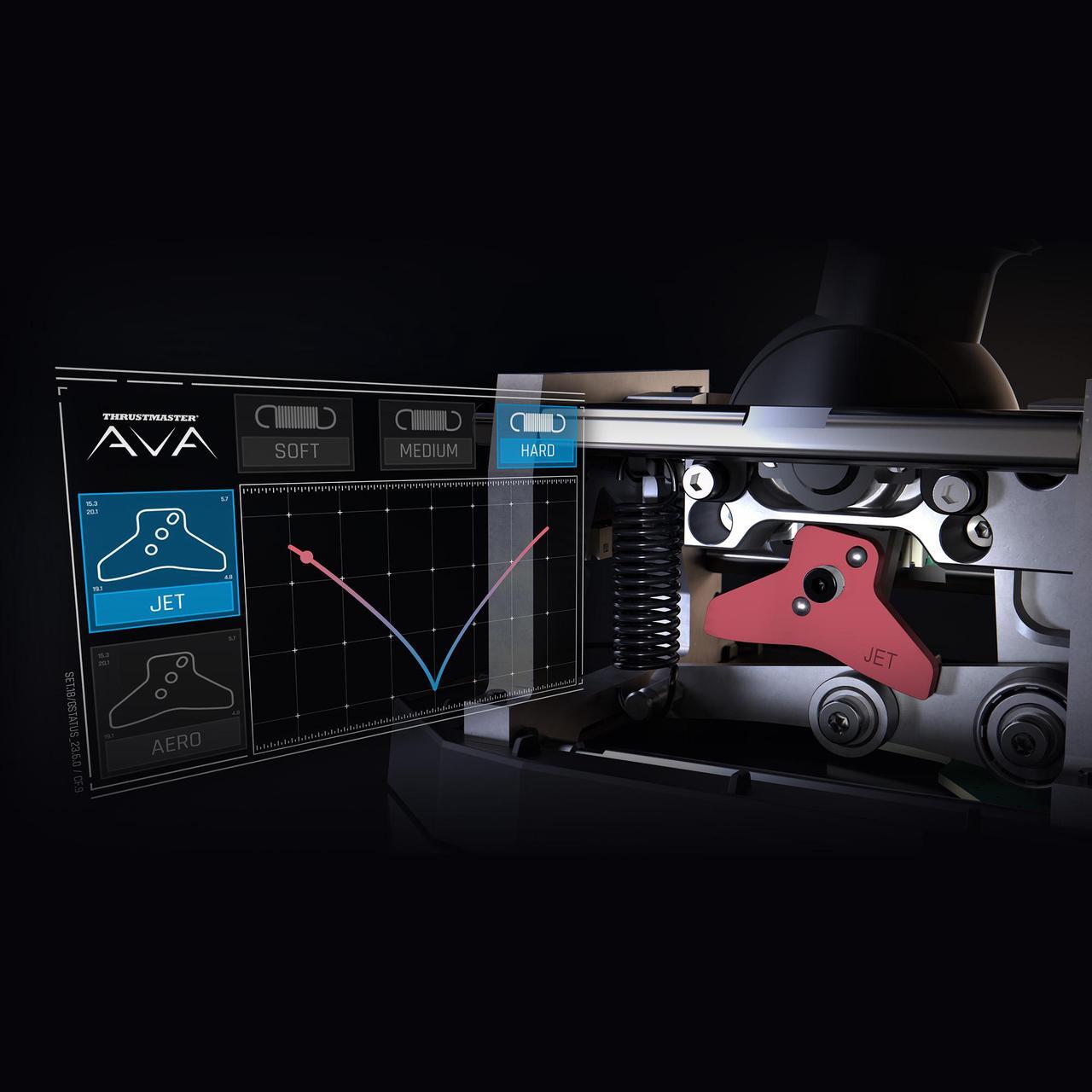 Alt view image 7 of 8 - Thrustmaster AVA Joystick Base