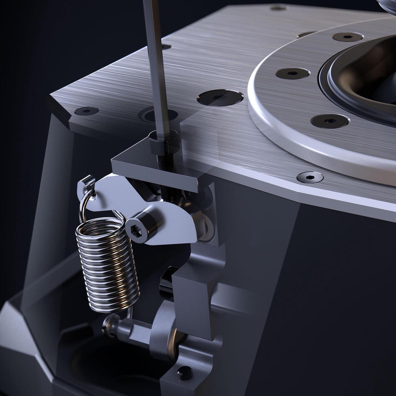 Alt view image 8 of 8 - Thrustmaster AVA Joystick Base