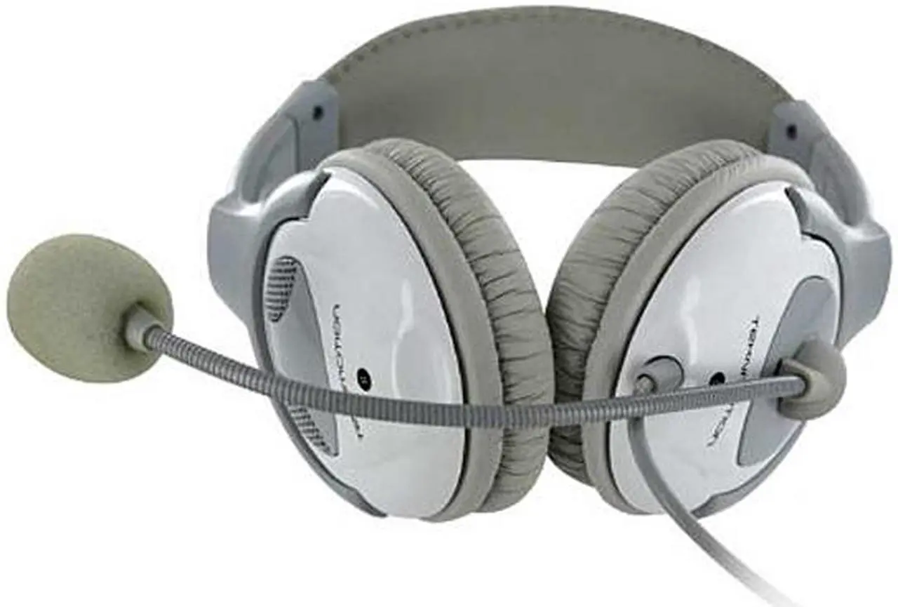 Alt view image 4 of 8 - TekNmotion TM-YW100A 3.5mm Connector Circumaural White Yapster Universal Gaming Headset