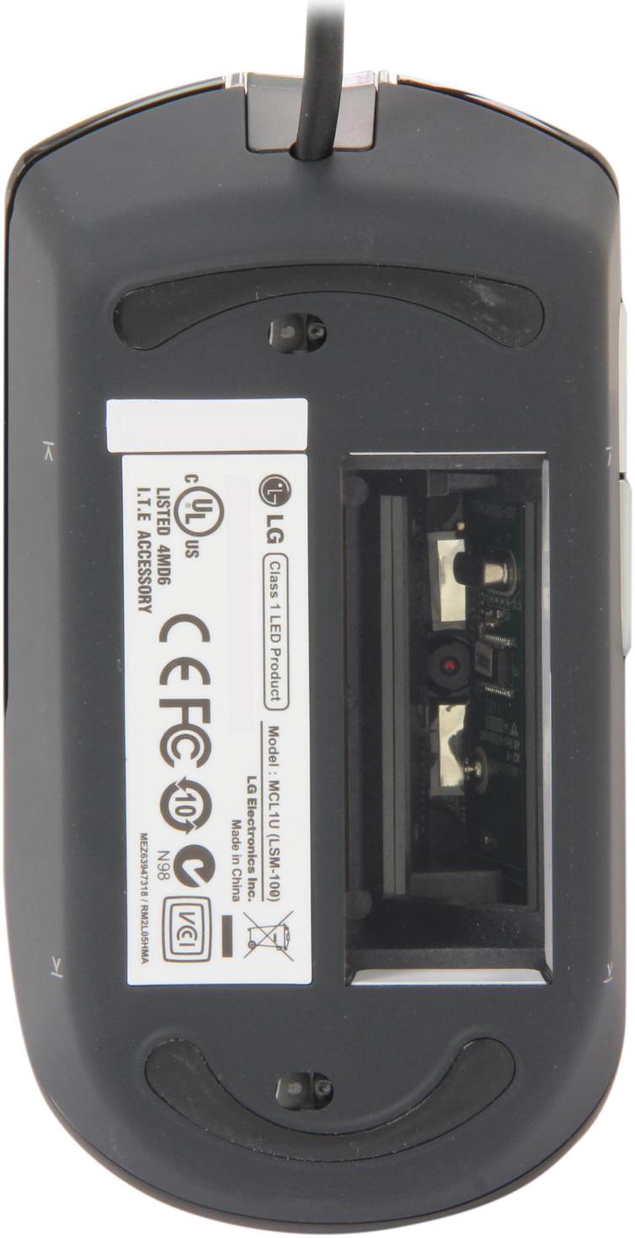 Alt view image 4 of 5 - LG LSM-100 (MCL1ULOGE.CH3MAC) 1200dpi Laser 5 Button  Smart Mouse Scanner