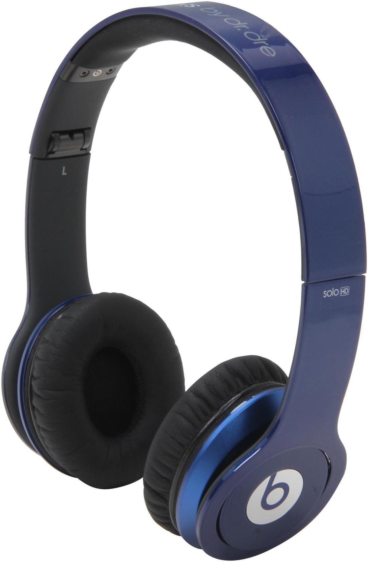 Main image of Beats by Dr. Dre Metallic Blue Beats Solo HD 3.5mm Connector On-Ear Headphone with ControlTalk (Metallic Blue)