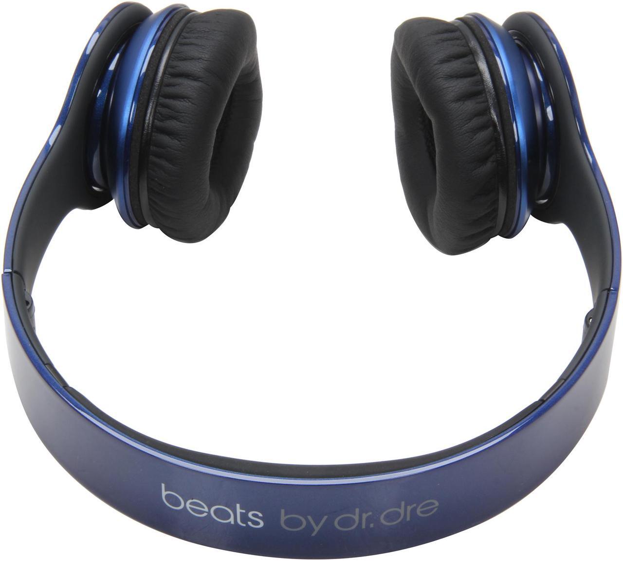 Alt view image 4 of 6 - Beats by Dr. Dre Metallic Blue Beats Solo HD 3.5mm Connector On-Ear Headphone with ControlTalk (Metallic Blue)
