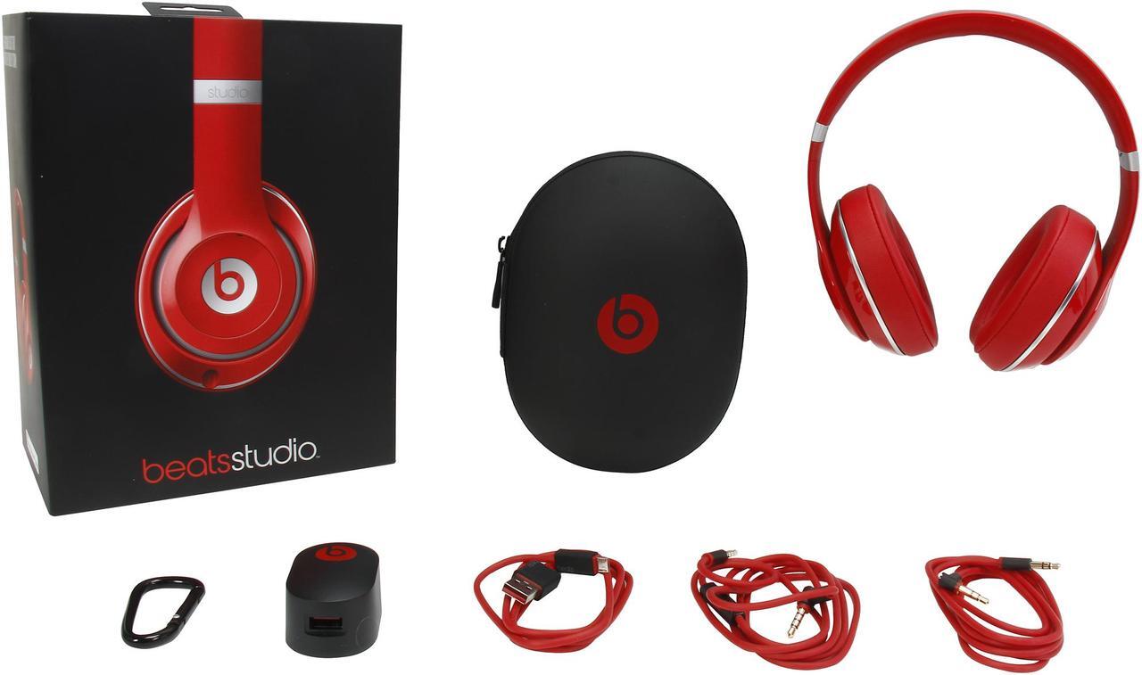 Alt view image 7 of 7 - Beats Studio 2.0 Over-Ear Headphone - Red