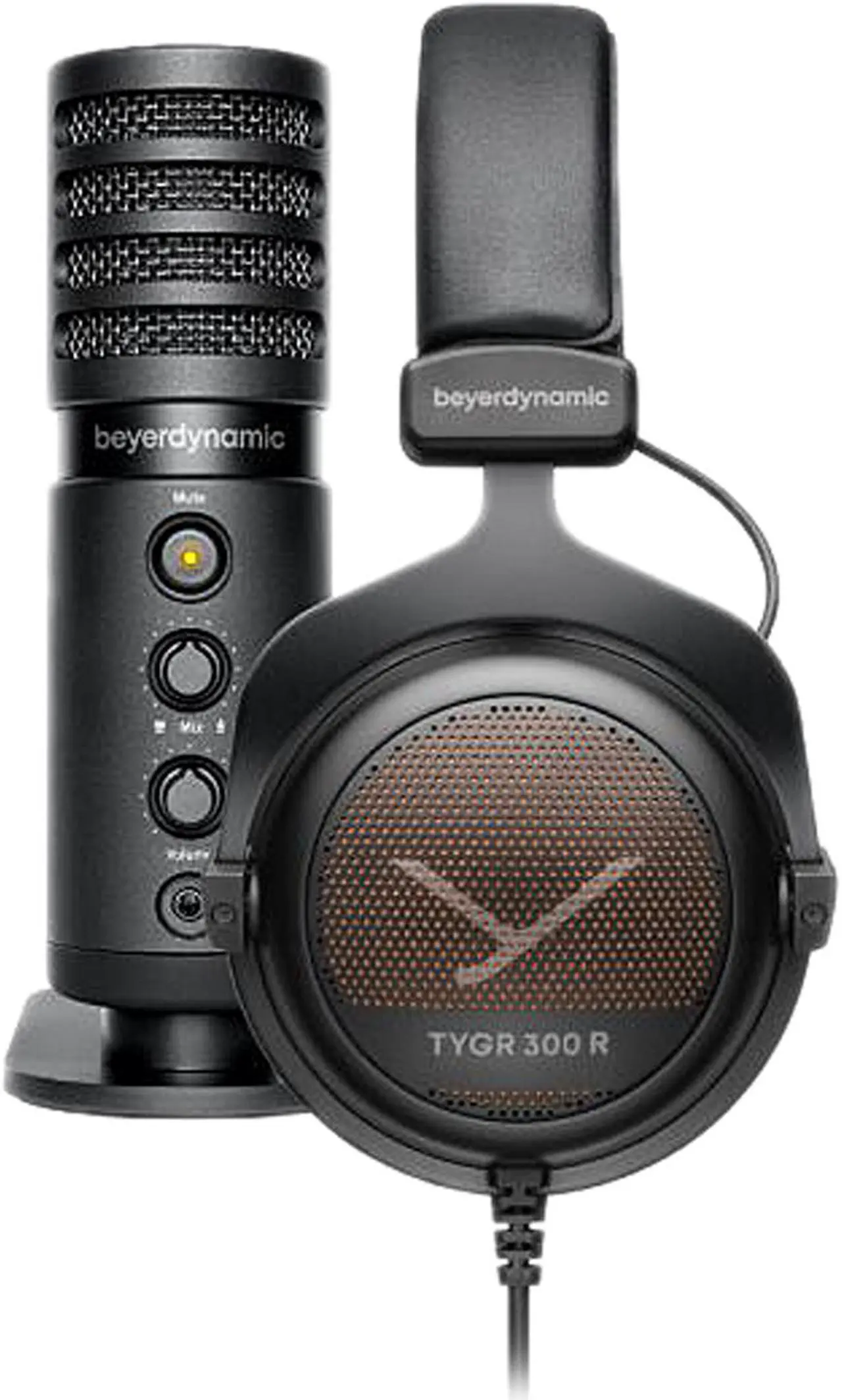 Main image of beyerdynamic TEAM TYGR Streaming Bundle including Open-Back Gaming Headphones TYGR 300 R and FOX Professional USB Studio Microphone