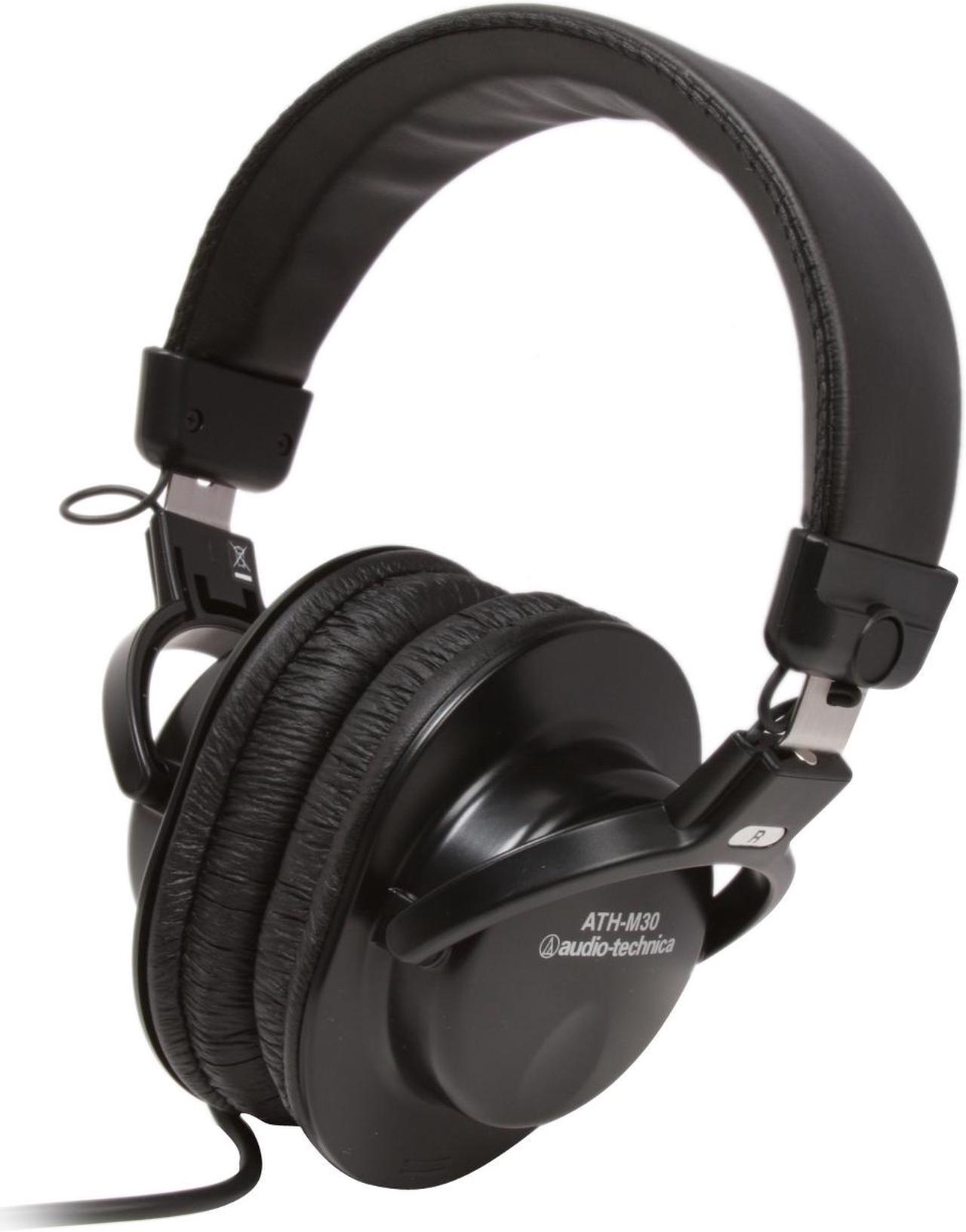 Main image of Audio-Technica ATH-M30 3.5mm/ 6.3mm Connector Circumaural Closed-back Dynamic Stereo Monitor Headphone