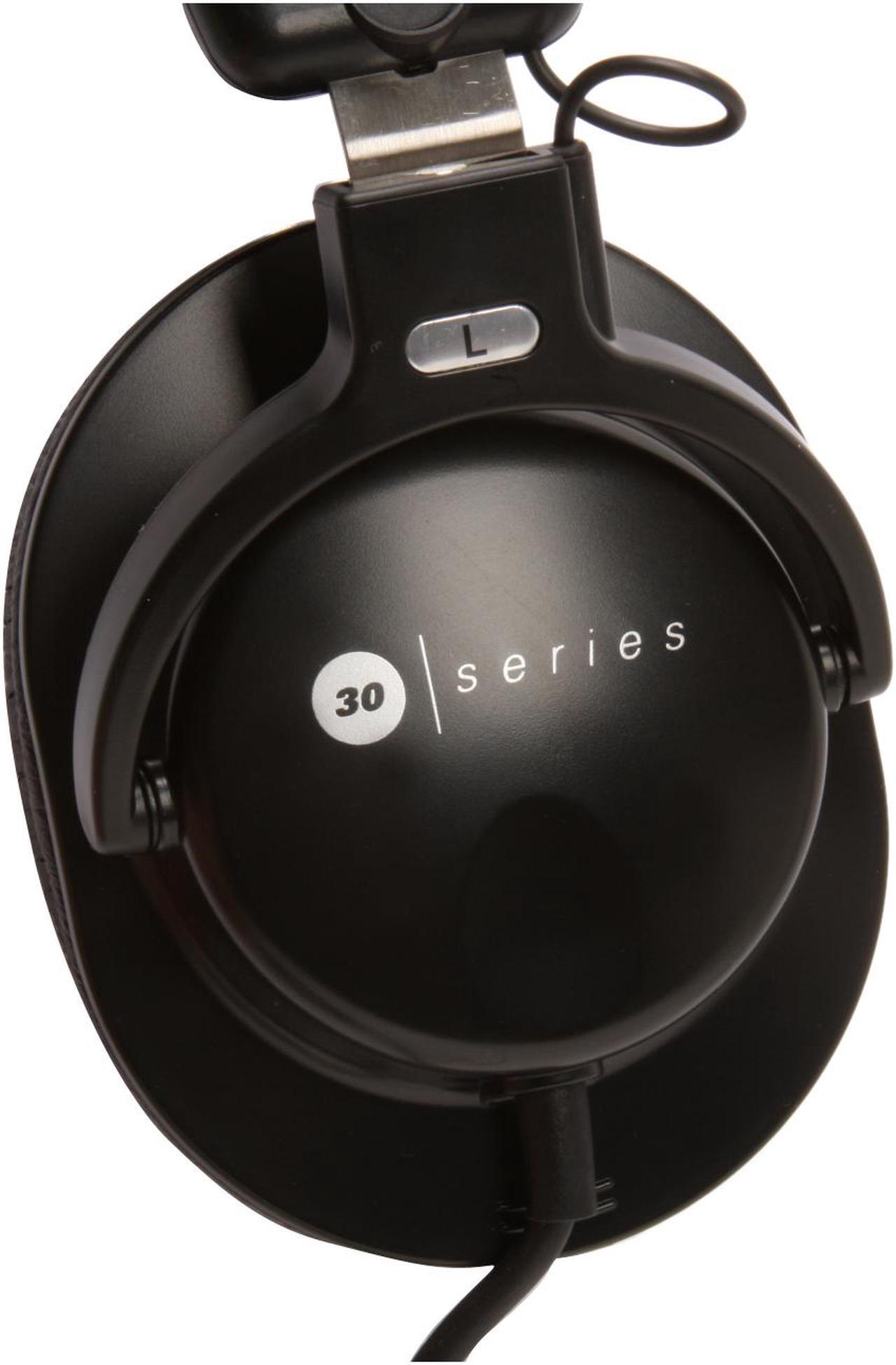 Alt view image 4 of 10 - Audio-Technica ATH-M30 3.5mm/ 6.3mm Connector Circumaural Closed-back Dynamic Stereo Monitor Headphone
