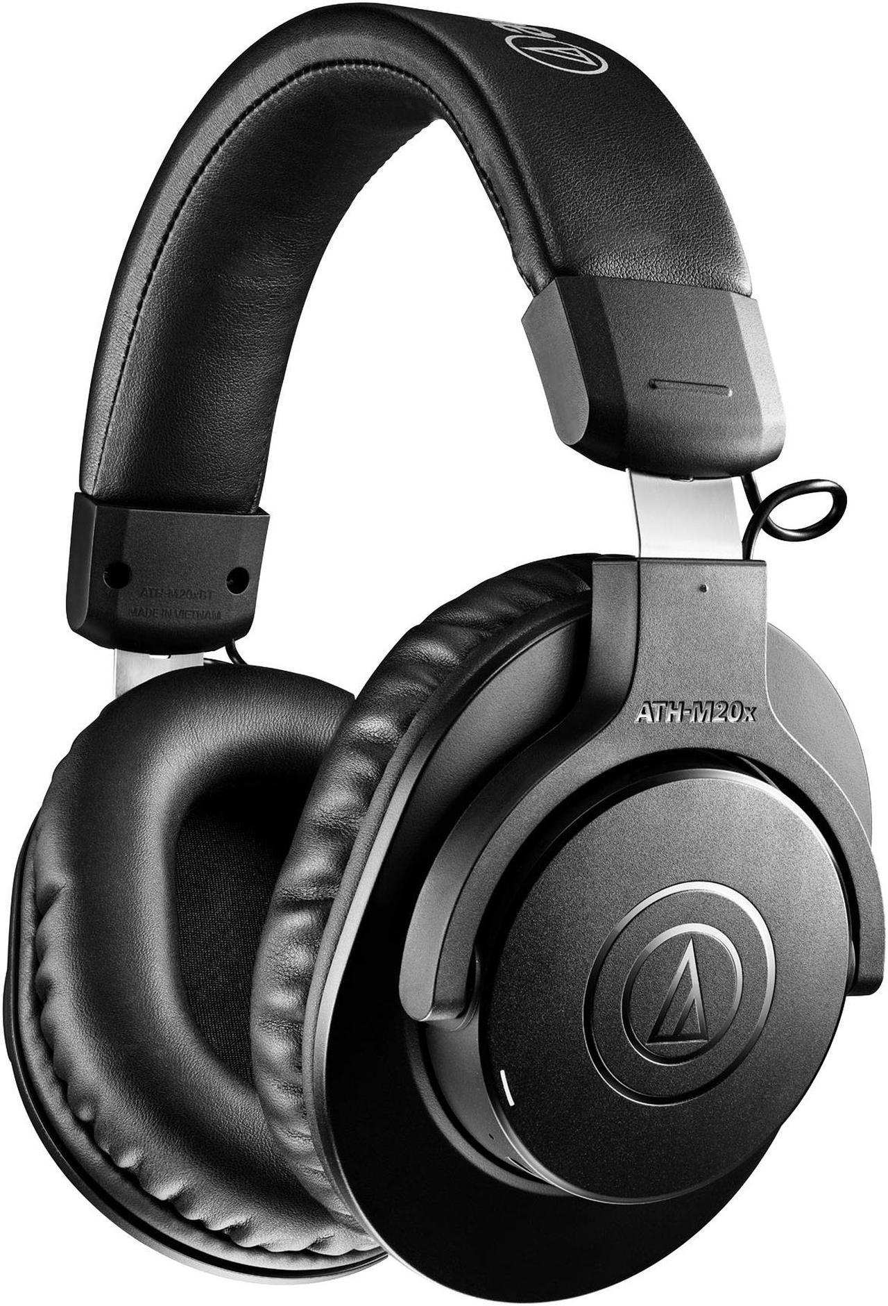 Audio Technica ATH-M20xBT Wireless Over-Ear Headphones -Black