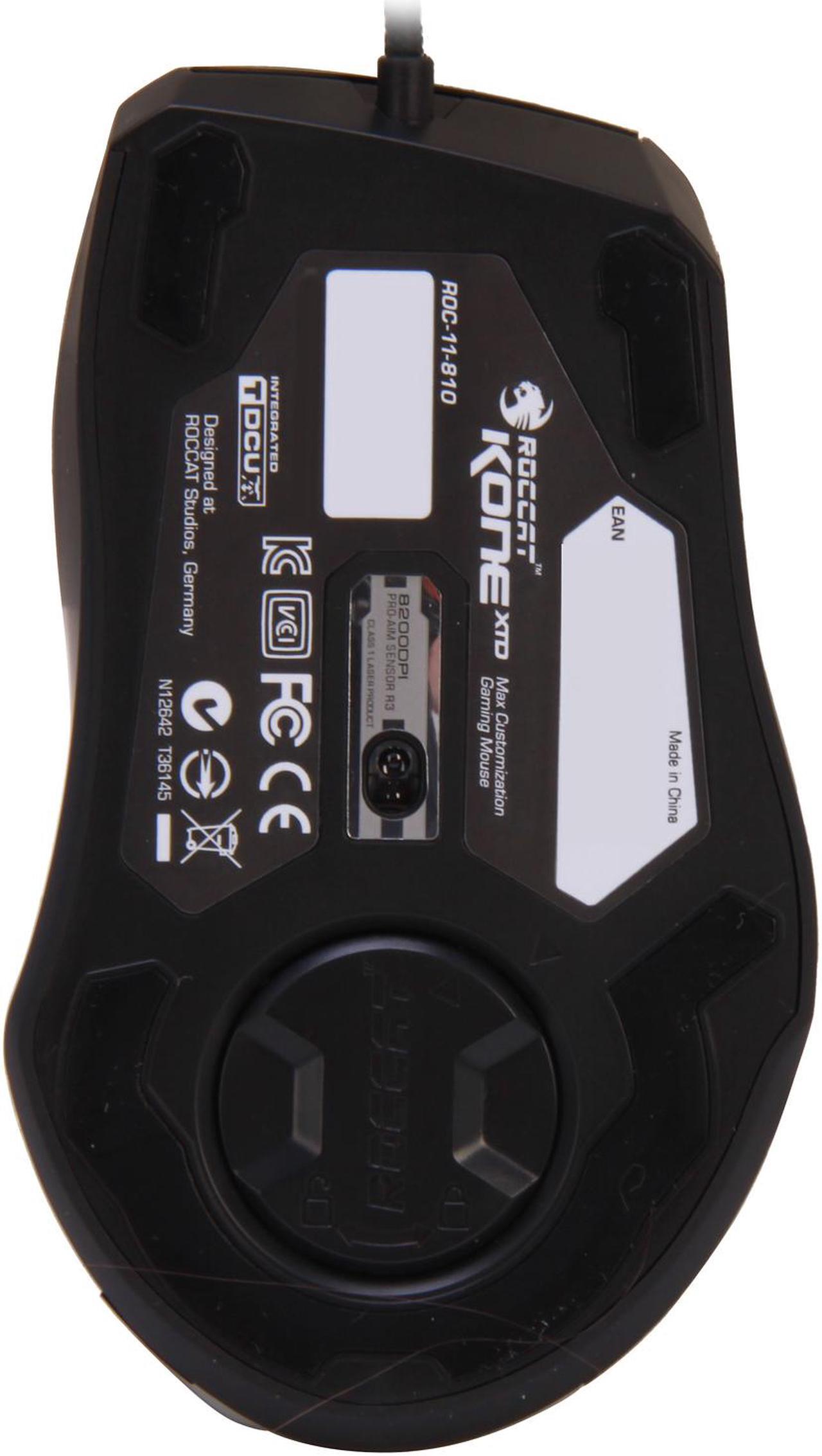 Alt view image 3 of 6 - ROCCAT Kone XTD USB Wired Laser Gaming Mouse
