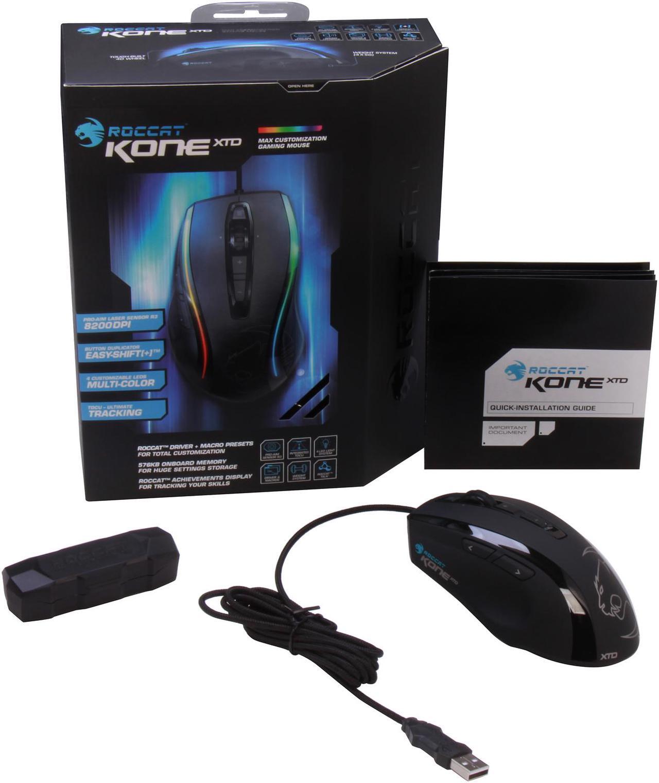 Alt view image 6 of 6 - ROCCAT Kone XTD USB Wired Laser Gaming Mouse