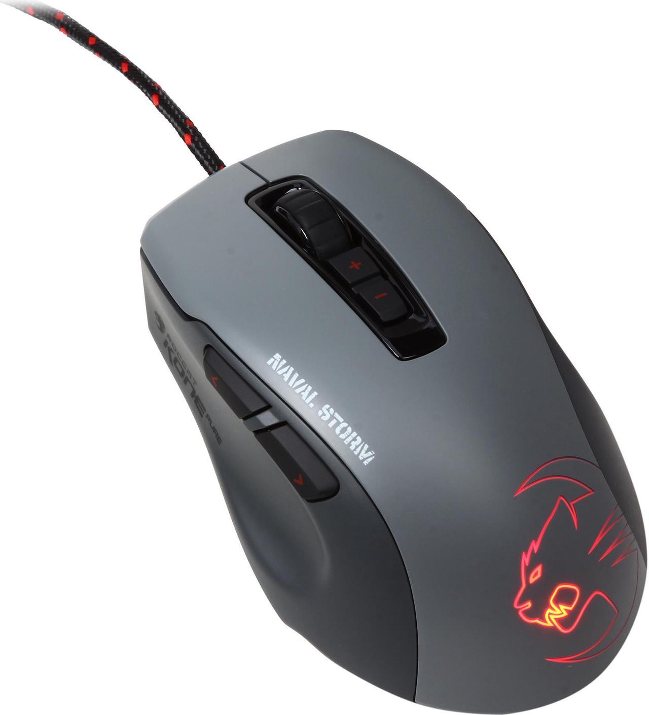 ROCCAT Kone Pure Military ROC-11-712 Naval Storm 7 Buttons 1 x Wheel USB Wired Optical Core Performance Gaming Mouse