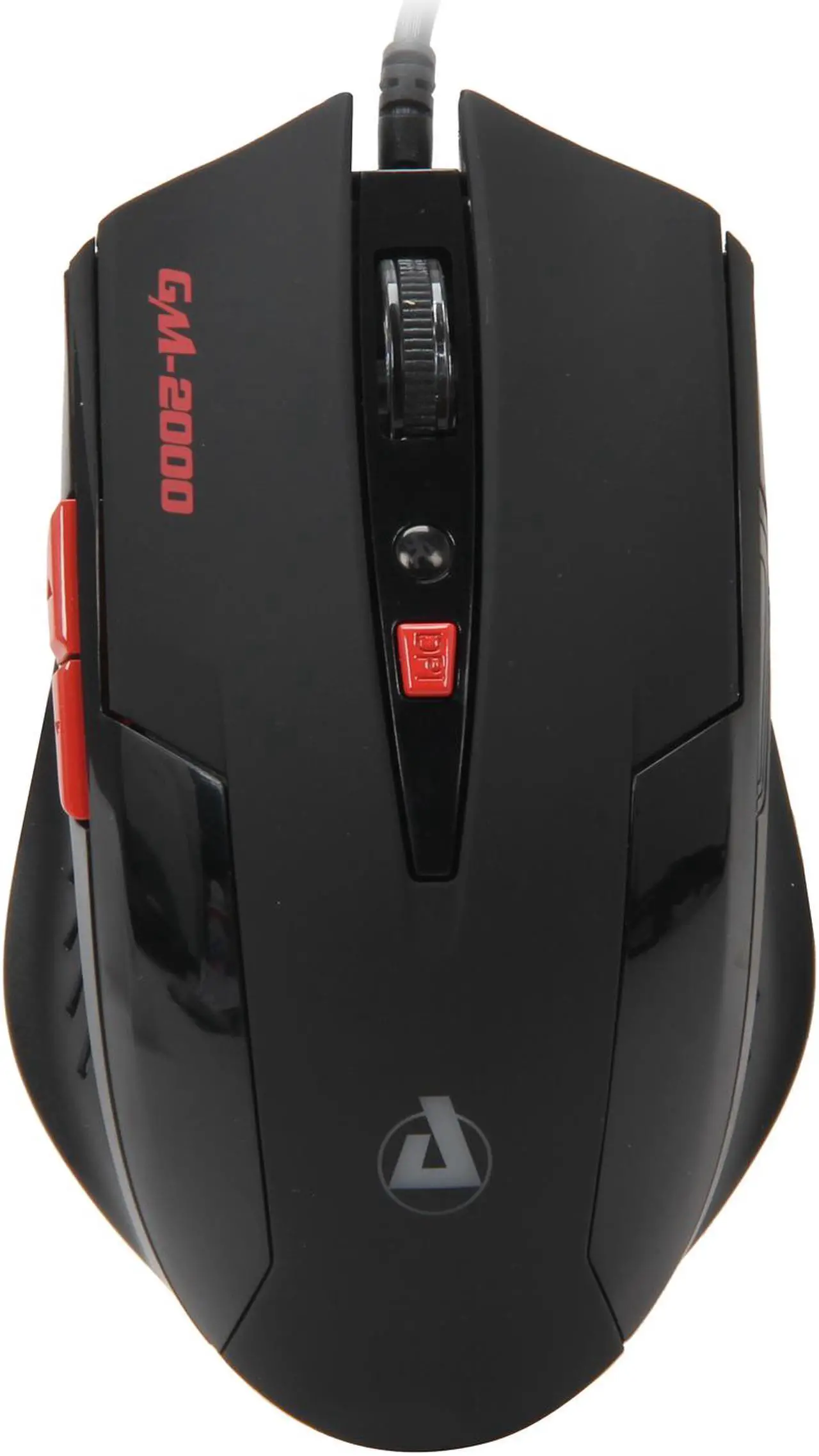 Alt view image 2 of 5 - Azio Levetron GM2000 Black 6 Buttons 1 x Wheel USB Wired Optical Gaming Mouse