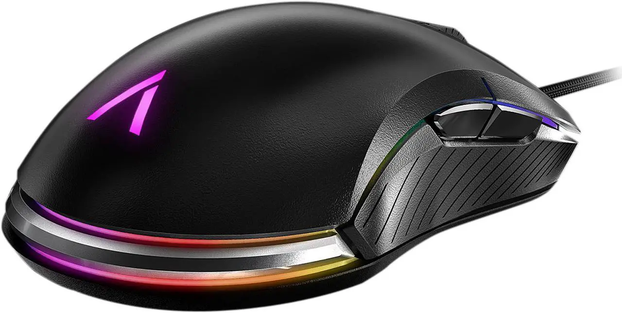 Alt view image 4 of 7 - Azio ATOM Ambidextrous Backlit Gaming Mouse