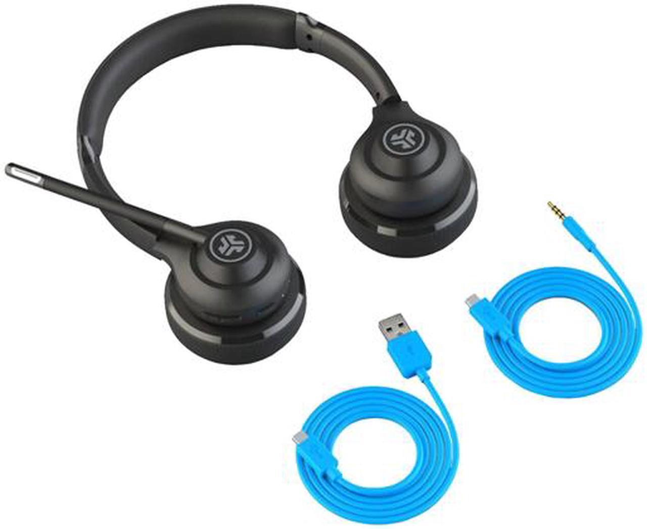Alt view image 4 of 5 - JLab Go Work Wireless On-Ear Headphones Black (HBGOWORKRBLK4)