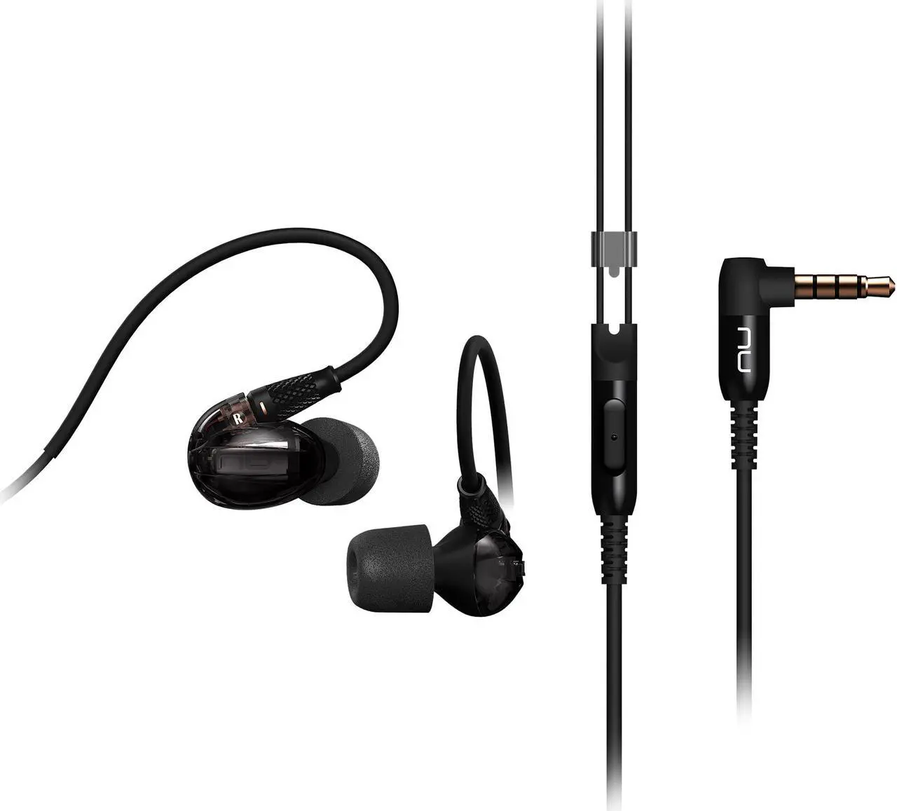 Main image of Optoma Nuforce HEM-DYNAMIC High Resolution In-ear Headphones -Black