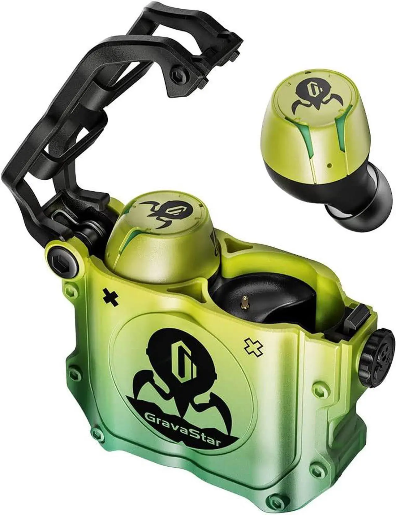 GravaStar Sirius True Wireless Earbuds - Neon Green - Newegg.com