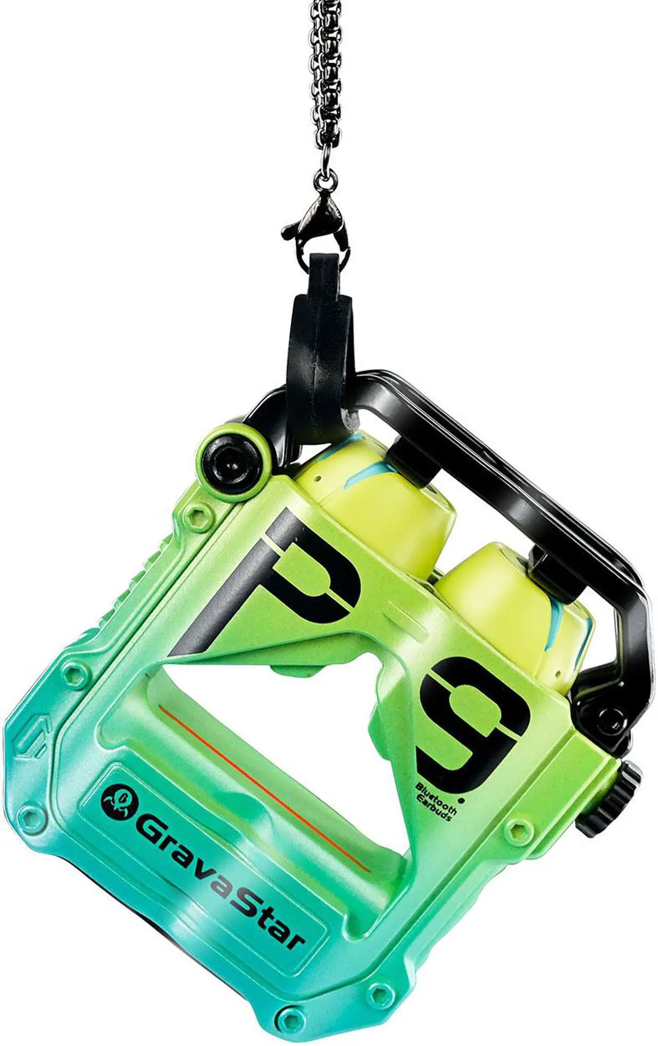 Alt view image 5 of 6 - GravaStar Sirius Pro True Wireless Earbuds - Neon Green