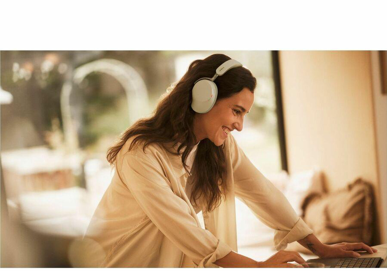 Open Box: Jabra Evolve3 85 Headset - Microsoft Teams Certification - Stereo - USB Type C, Mini-phone (3.5mm) - Wired/Wireless - Bluetooth - 98.4 ft - 35 Ohm - 20 Hz to 20 kHz - Warm Gray - 38599-989-898 - Newegg.com - Open Box condition - Image 6