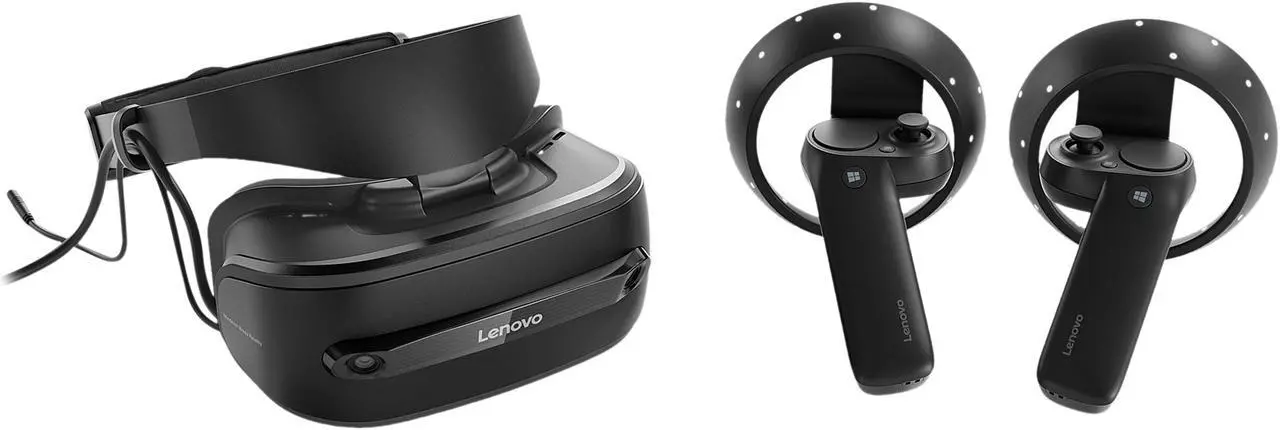 Main image of Lenovo Explorer G0A20002WW Black Mixed Reality Headset with Controllers