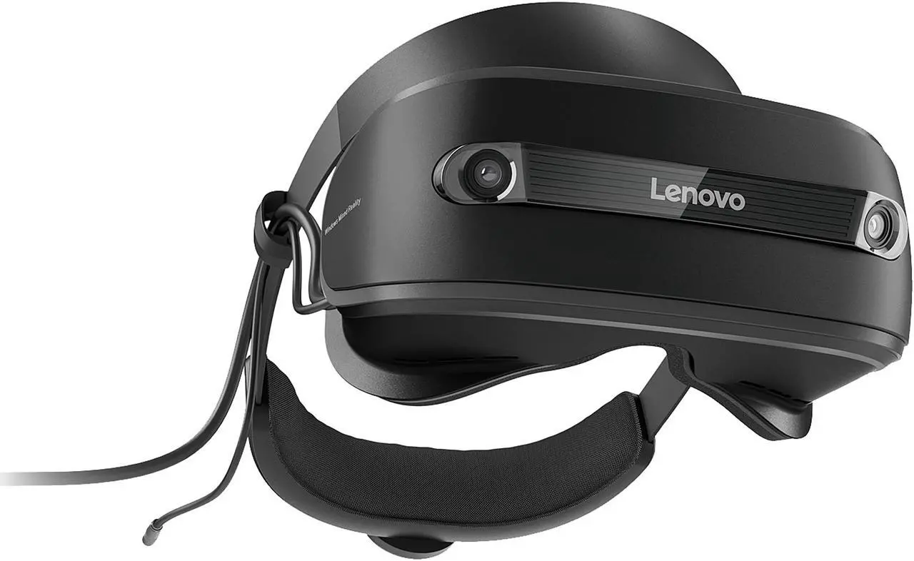 Alt view image 4 of 10 - Lenovo Explorer G0A20002WW Black Mixed Reality Headset with Controllers
