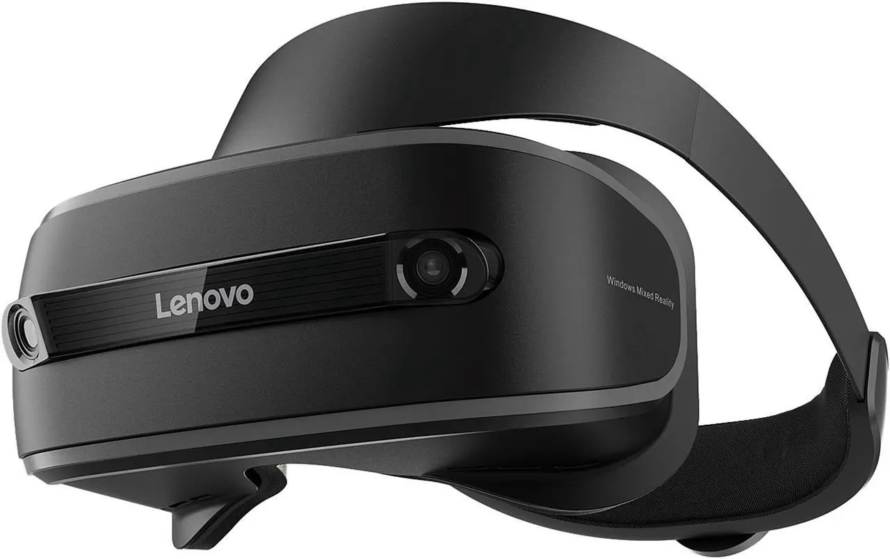 Alt view image 2 of 10 - Lenovo Explorer G0A20002WW Black Mixed Reality Headset with Controllers