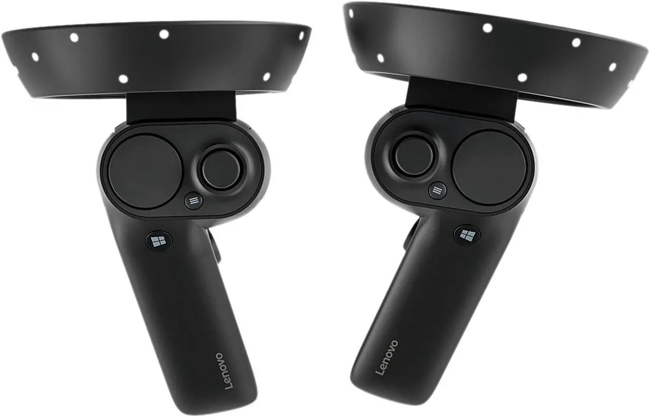 Alt view image 9 of 10 - Lenovo Explorer G0A20002WW Black Mixed Reality Headset with Controllers
