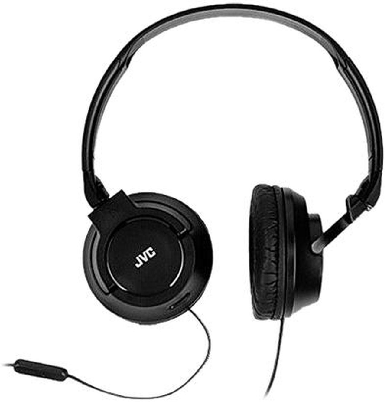 Alt view image 4 of 5 - JVC HA-SR185 Powerful Bass On-Ear Headphone - Black - HASR185B
