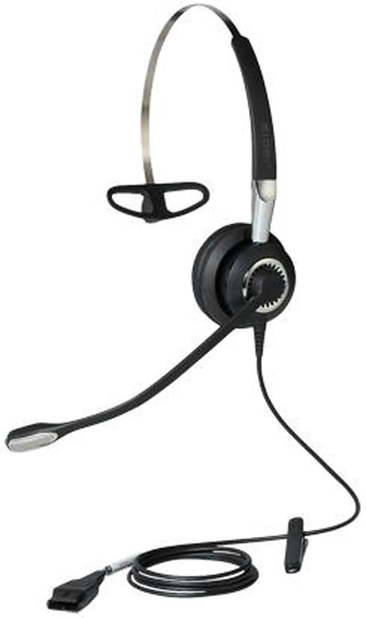 Alt view image 2 of 2 - Jabra 2400 II QD Mono UNC 3-in-1 Wired Headset - Black