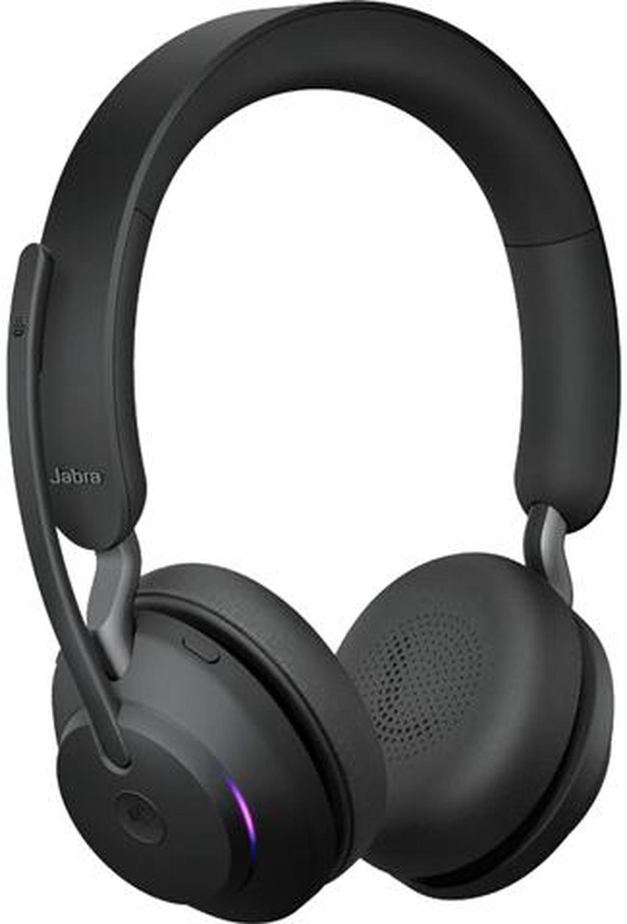 Jabra Evolve2 65 - USB-C UC Stereo with Charging Stand USB-C Connector Circumaural Headset - Black