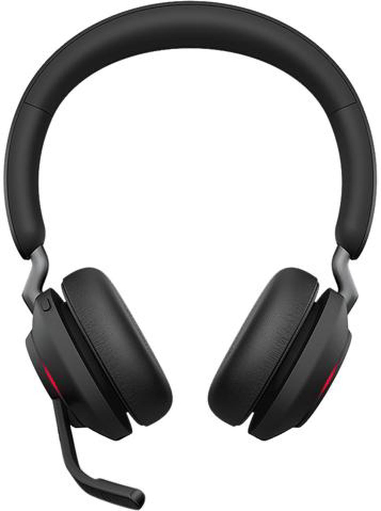 Jabra Evolve2 65 - USB-C MS Teams Stereo with Charging Stand USB-C Connector Circumaural Headset - Black