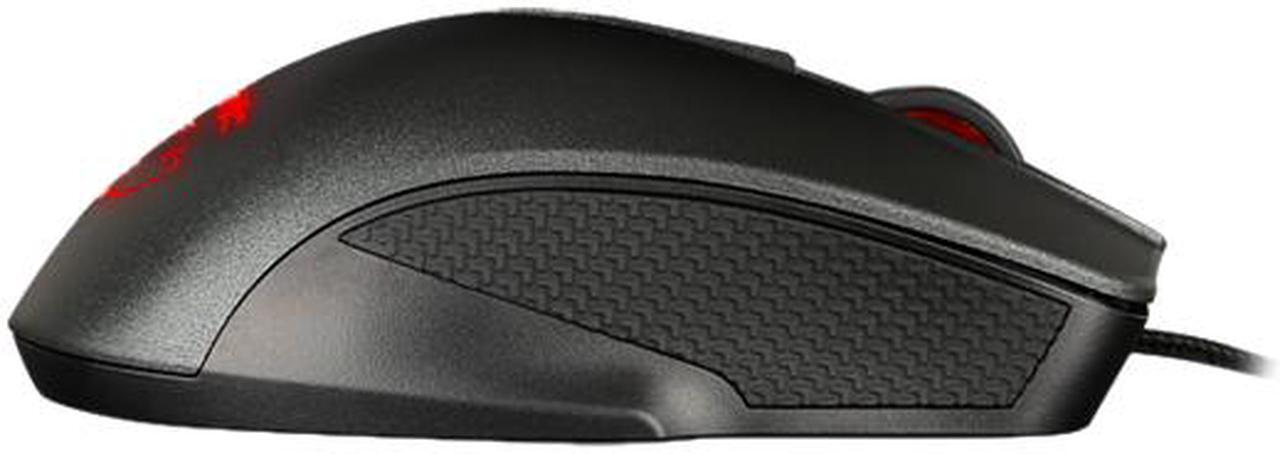 Alt view image 7 of 15 - MSI INTERCEPTOR DS300 S12-0401290-D22 Black 6 Buttons 1 x Wheel USB 2.0 Wired Laser Gaming Mouse