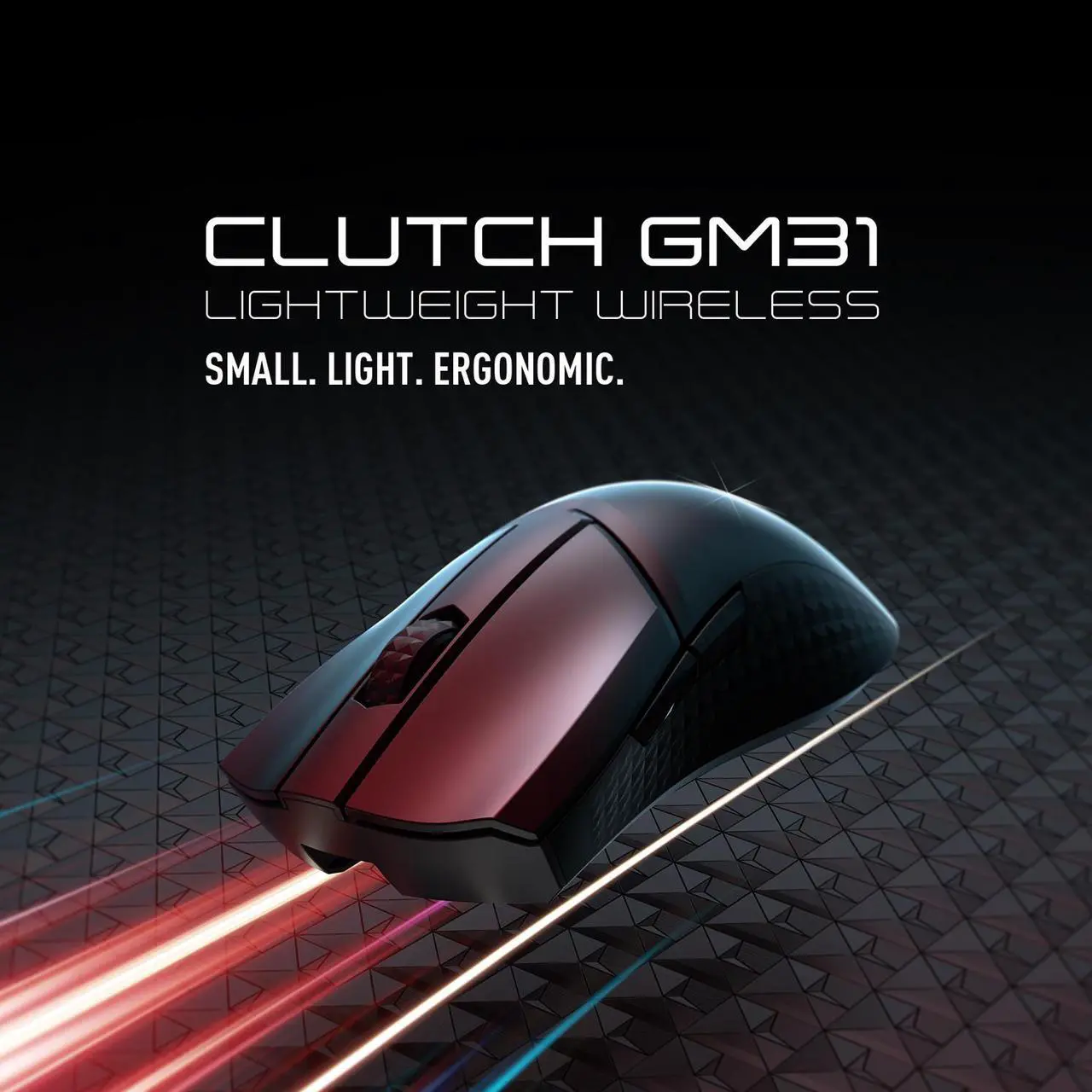 Alt view image 2 of 16 - MSI Clutch GM31 Lightweight Wireless Ergonomic Gaming Mouse & Charging Dock, 12K DPI Optical Sensor, 60M Omron Switches, Fast-Charging 110Hr Battery, RGB Mystic Light, 5 Programmable Buttons, PC/Mac