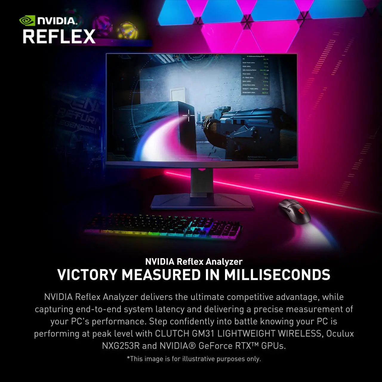 Alt view image 13 of 16 - MSI Clutch GM31 Lightweight Wireless Ergonomic Gaming Mouse & Charging Dock, 12K DPI Optical Sensor, 60M Omron Switches, Fast-Charging 110Hr Battery, RGB Mystic Light, 5 Programmable Buttons, PC/Mac
