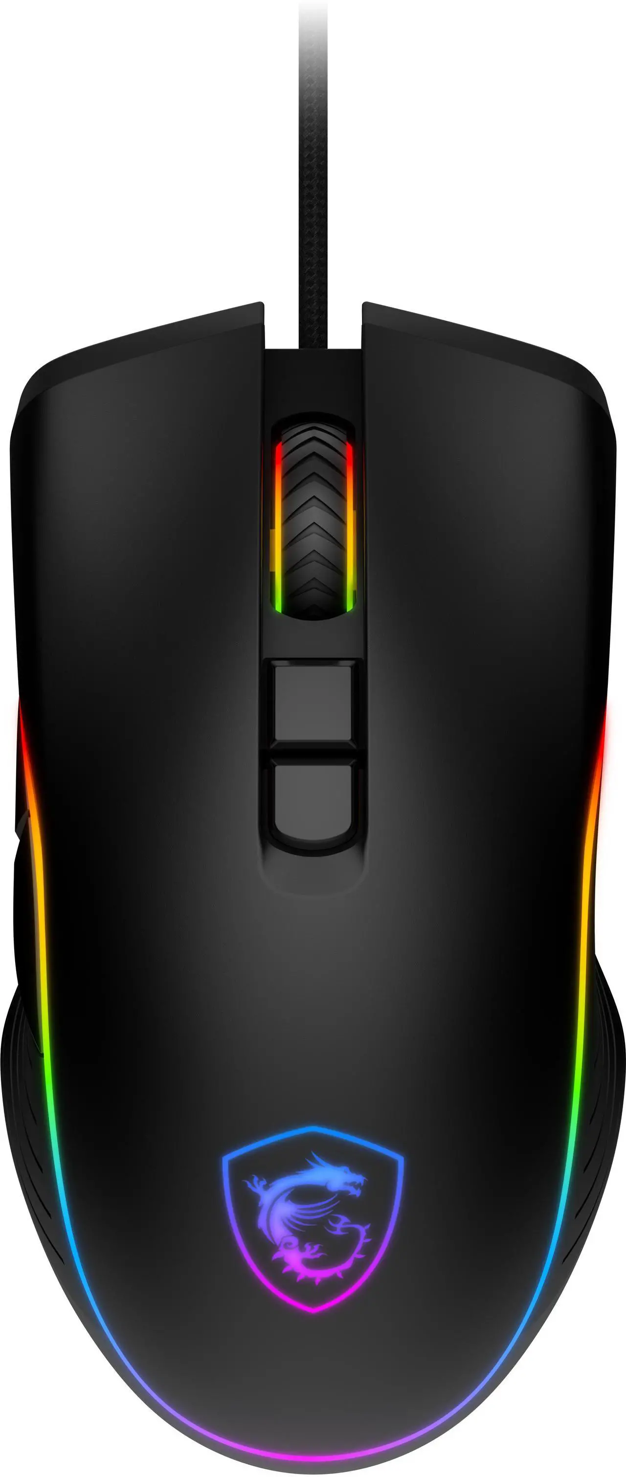 Main image of MSI Forge GM300 Lightweight Gaming Mouse - USB, RGB, Adjustable up to 7200 DPI - Black