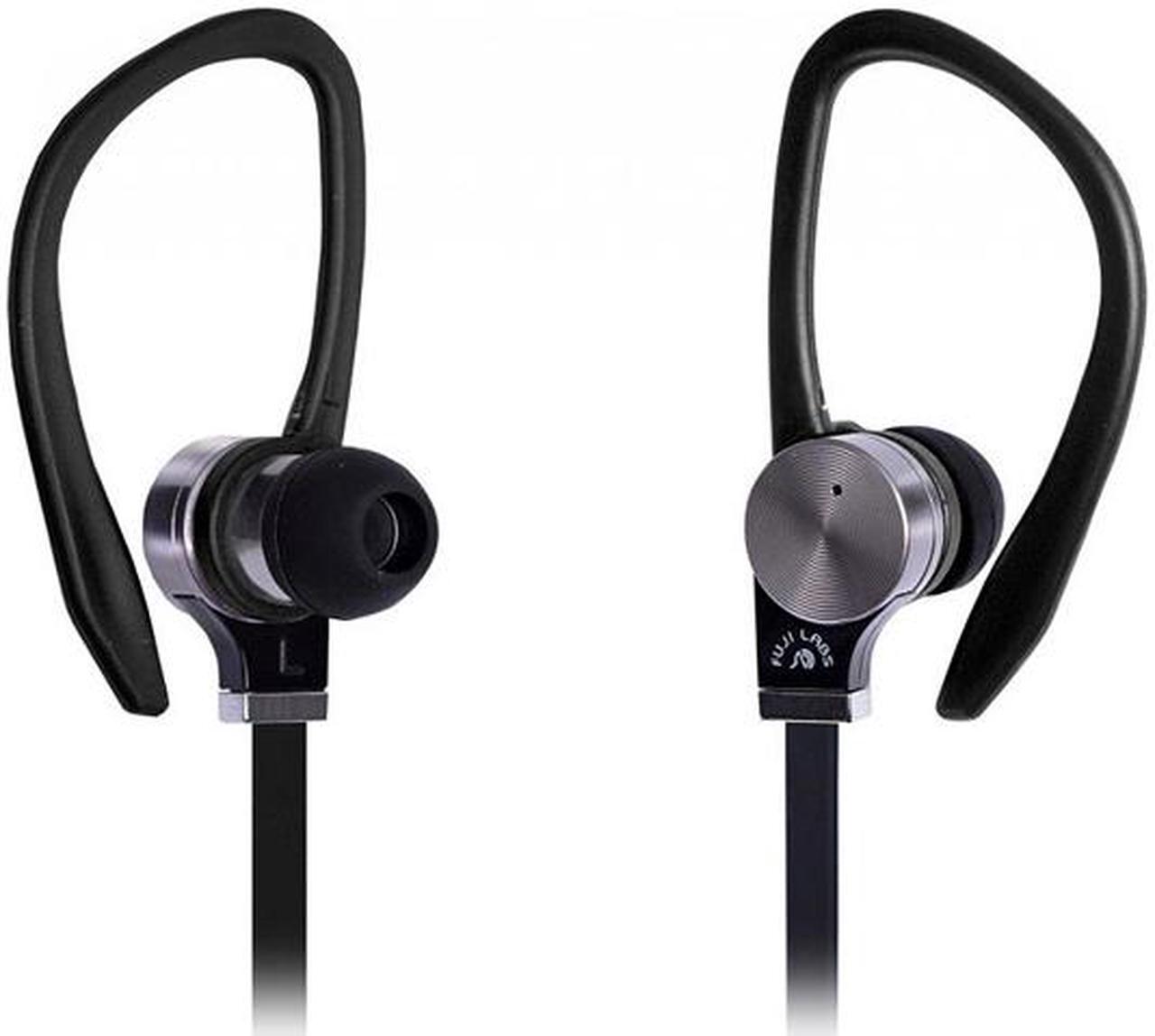 Main image of Fuji Labs Black AUFJ-PSQWTS306BK 3.5mm Connector 2nd Gen Sonique SQ306 Premium Pure Titanium In-Ear Headphones with In-line Mic
