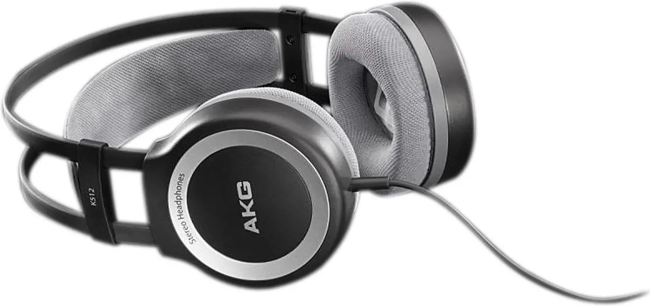 Main image of AKG Black with Silver Elements K512 MKII 3.5mm/ 6.3mm Connector On-Ear Powerful Performance Headphone