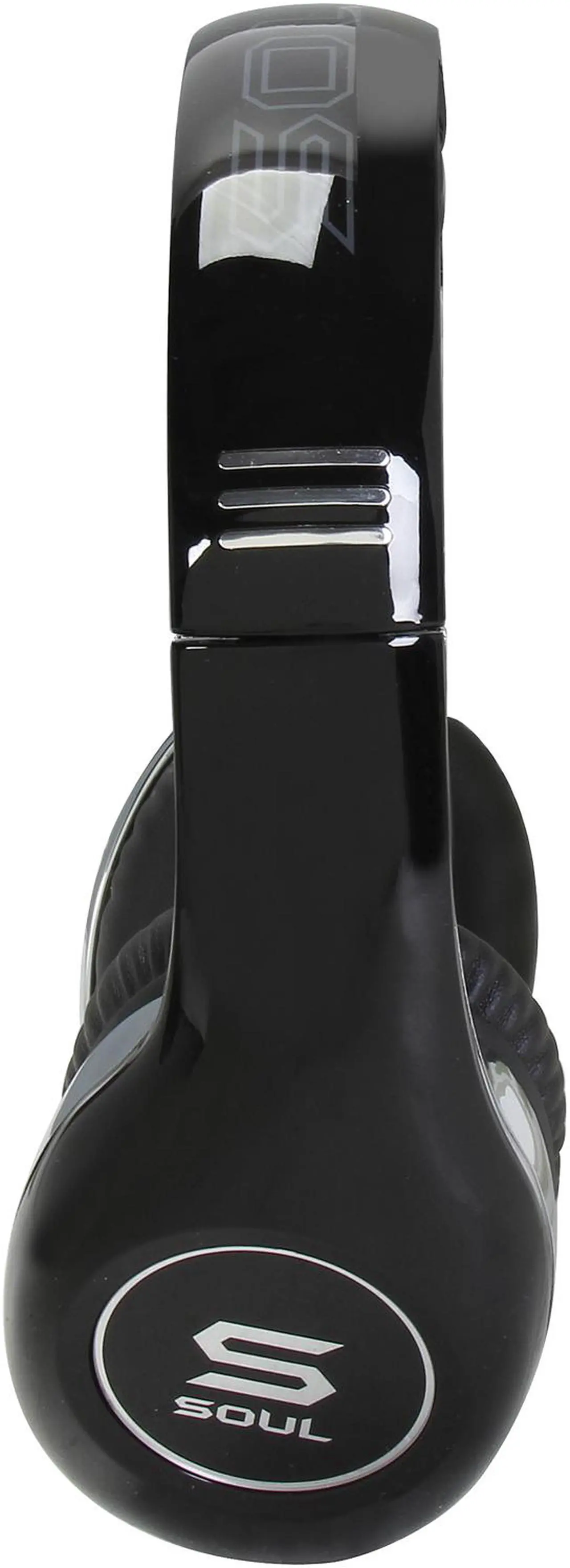 Alt view image 3 of 7 - Soul by Ludacris Black SL150CBC 3.5mm Connector Pro Hi-Definition On-Ear Headphones - Chrome/Black