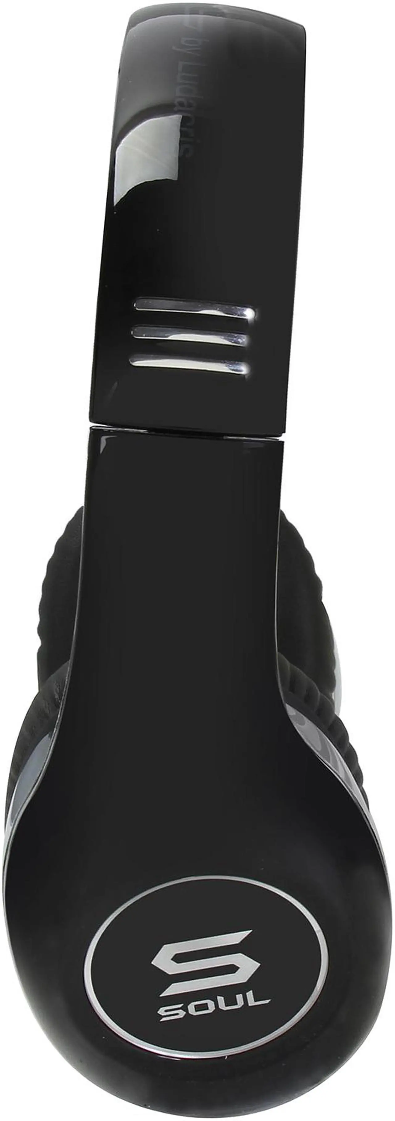 Alt view image 5 of 7 - Soul by Ludacris Black SL150CBC 3.5mm Connector Pro Hi-Definition On-Ear Headphones - Chrome/Black