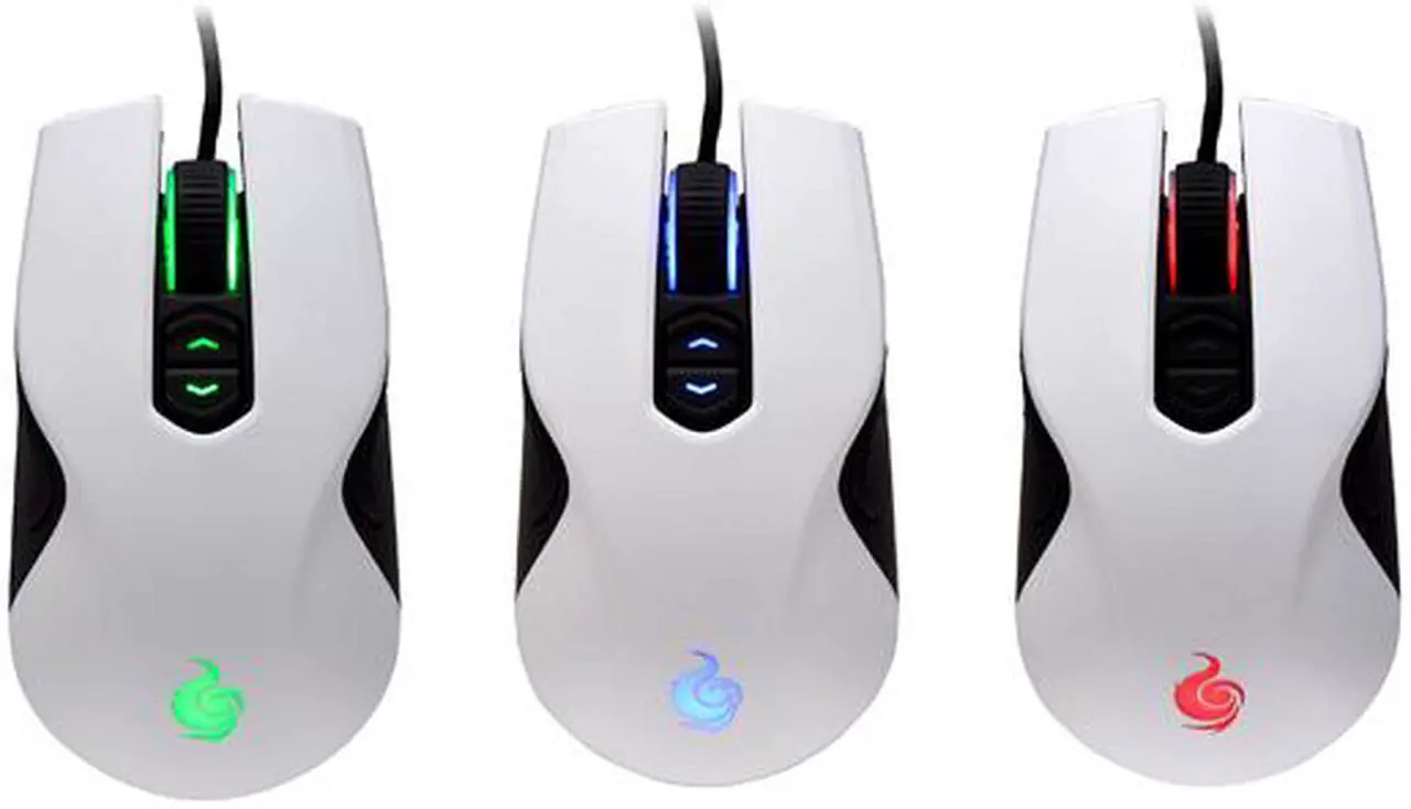 Alt view image 7 of 8 - CM Storm Recon - Ambidextrous 4000 DPI Gaming Mouse with Multicolor LEDs for Left and Right Handed Users (White)