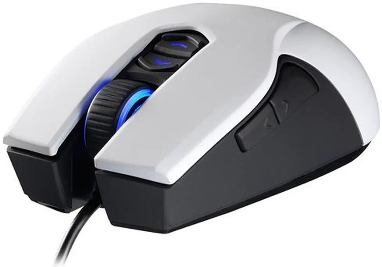 Alt view image 2 of 8 - CM Storm Recon - Ambidextrous 4000 DPI Gaming Mouse with Multicolor LEDs for Left and Right Handed Users (White)