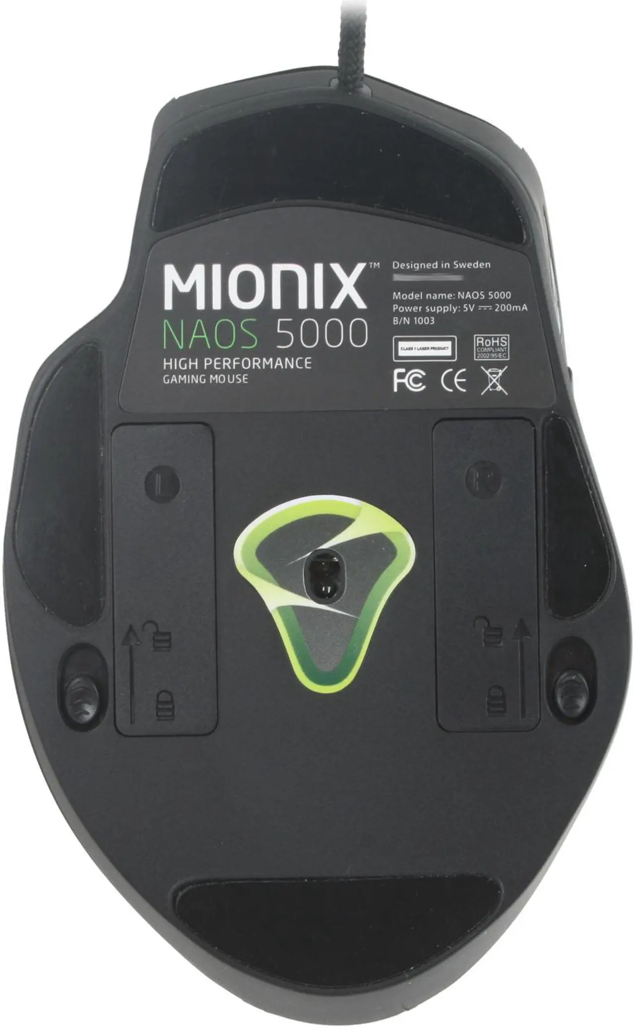 Alt view image 5 of 5 - Mionix NAOS 5000 7 Buttons USB Laser Mouse