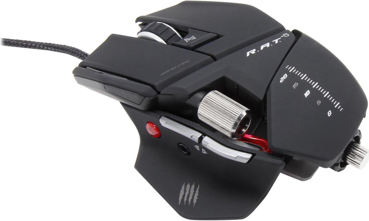 Mad Catz R.A.T.5 Gaming Mouse for PC and Mac - Matte Black