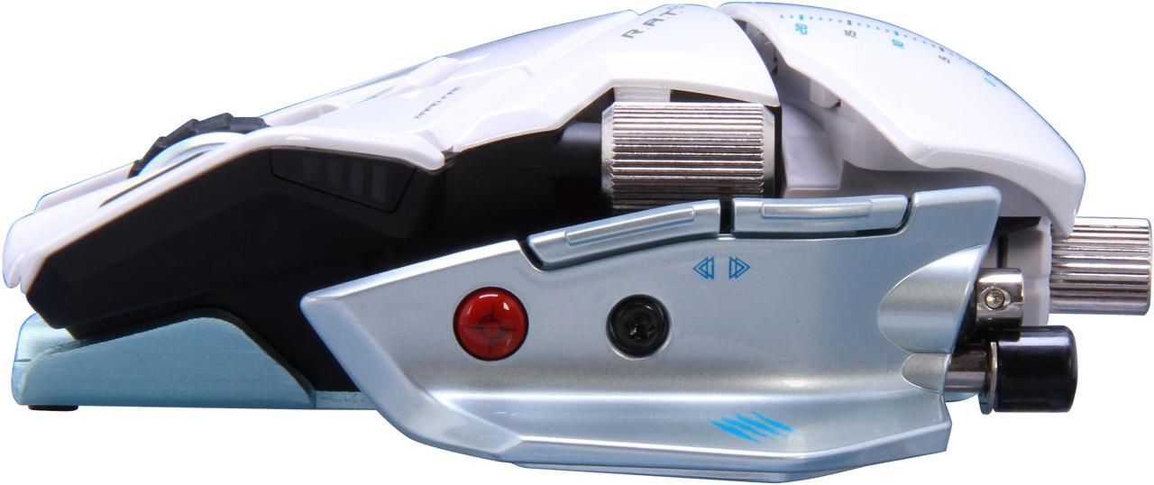 Alt view image 4 of 6 - Mad Catz R.A.T.9 Gaming Mouse for PC and Mac - White