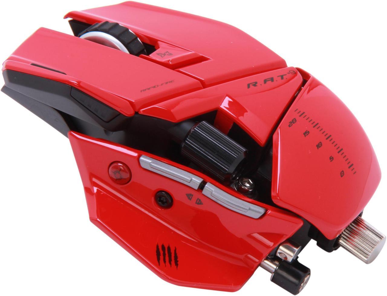 Main image of Mad Catz R.A.T.9 Gaming Mouse for PC and Mac - Red