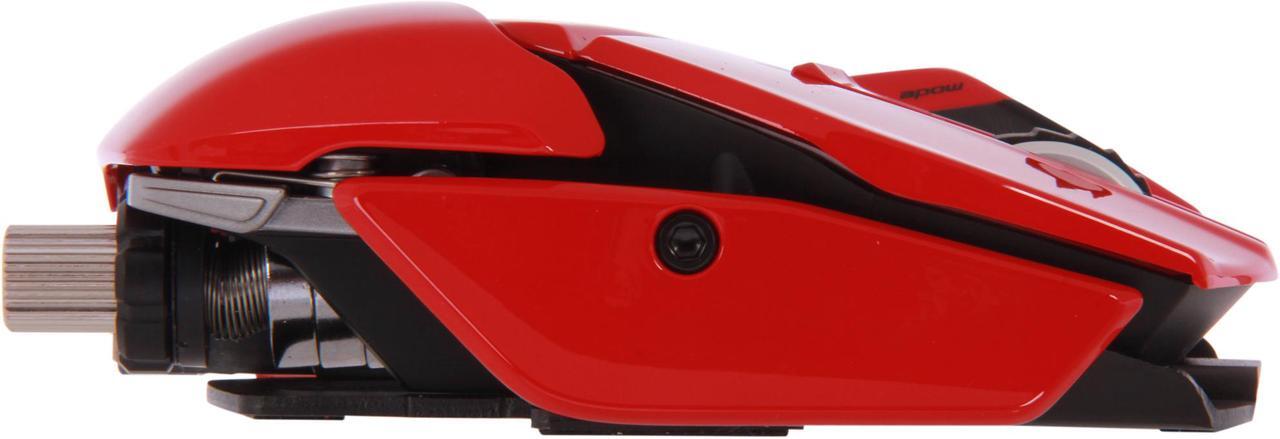 Alt view image 4 of 7 - Mad Catz R.A.T.9 Gaming Mouse for PC and Mac - Red