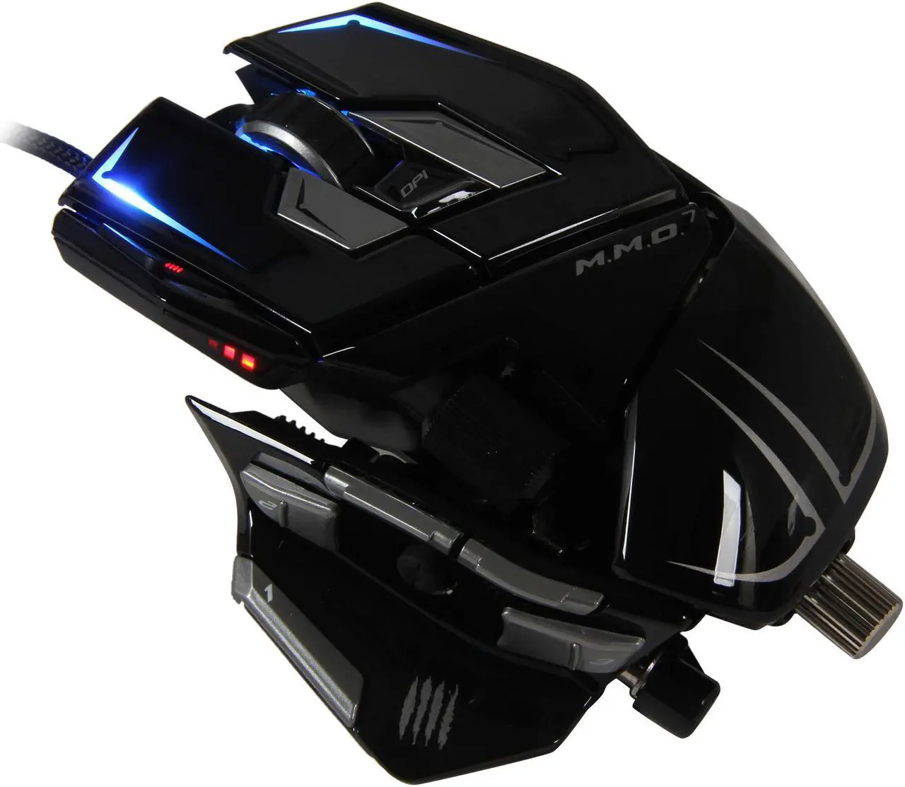 Main image of Mad Catz M.M.O.7 Gaming Mouse for PC and Mac - Gloss Black