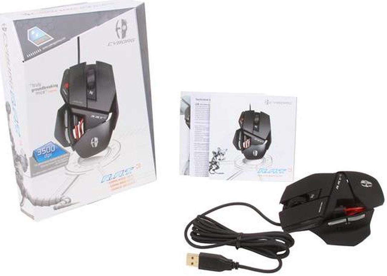 Alt view image 5 of 5 - Cyborg R.A.T. 3 Gaming Mouse