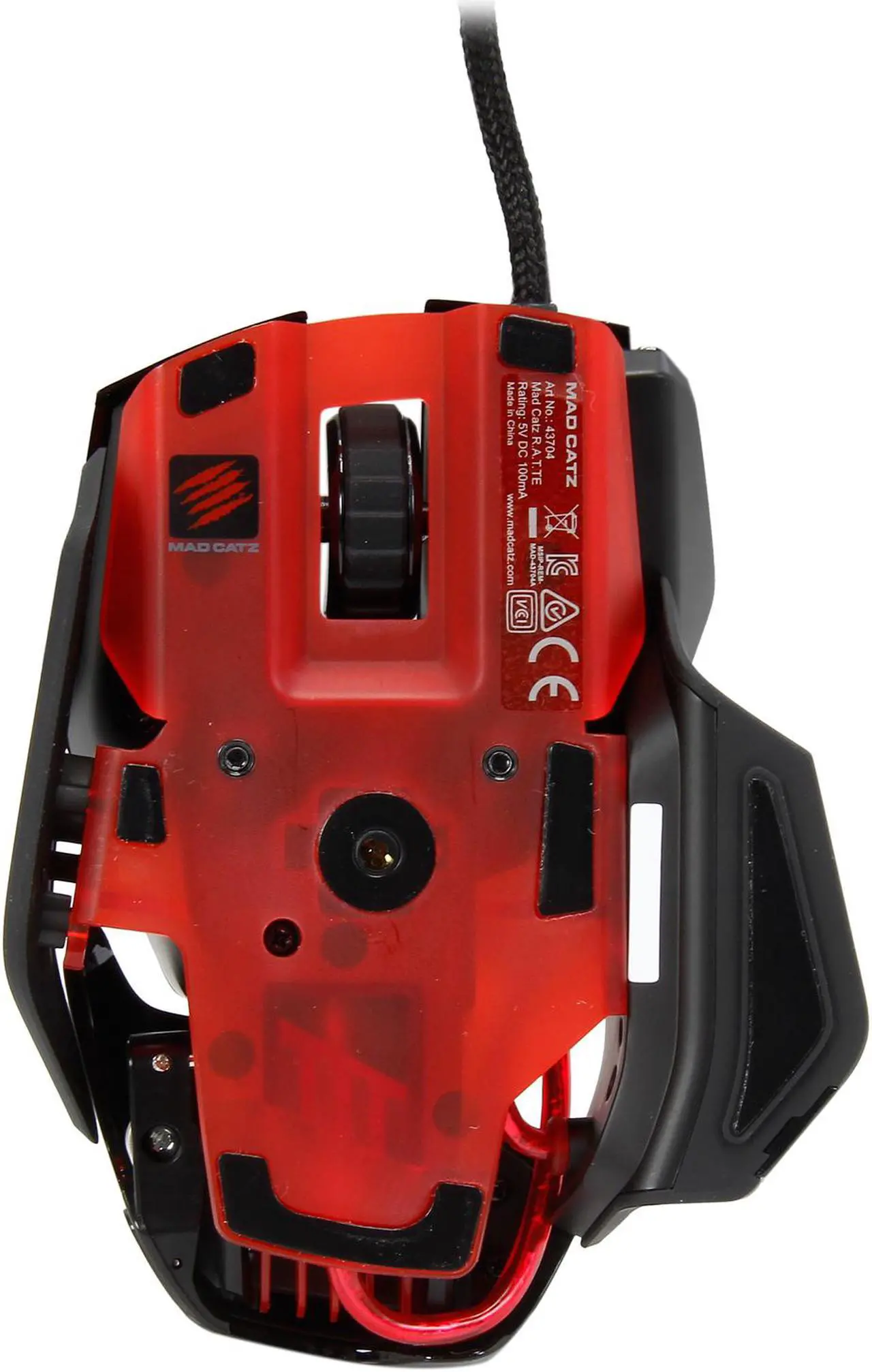 Alt view image 4 of 6 - Mad Catz R.A.T.TE Tournament Edition Gaming Mouse for PC and Mac - Gloss Black