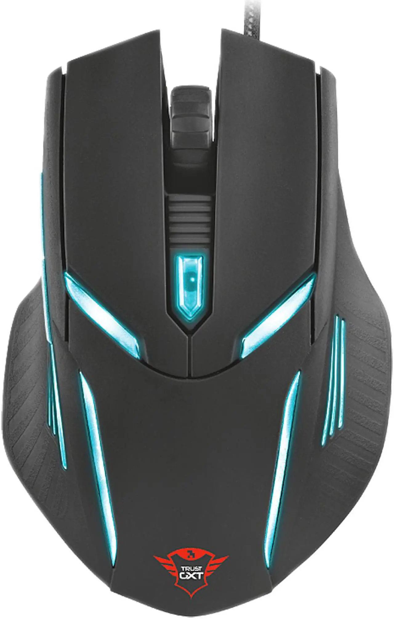 Alt view image 2 of 6 - Trust GXT 152 Exent Illuminated Gaming Mouse - Accurate 2400 dpi Gamer Mouse with 6 Buttons and Illuminated Top and Sides