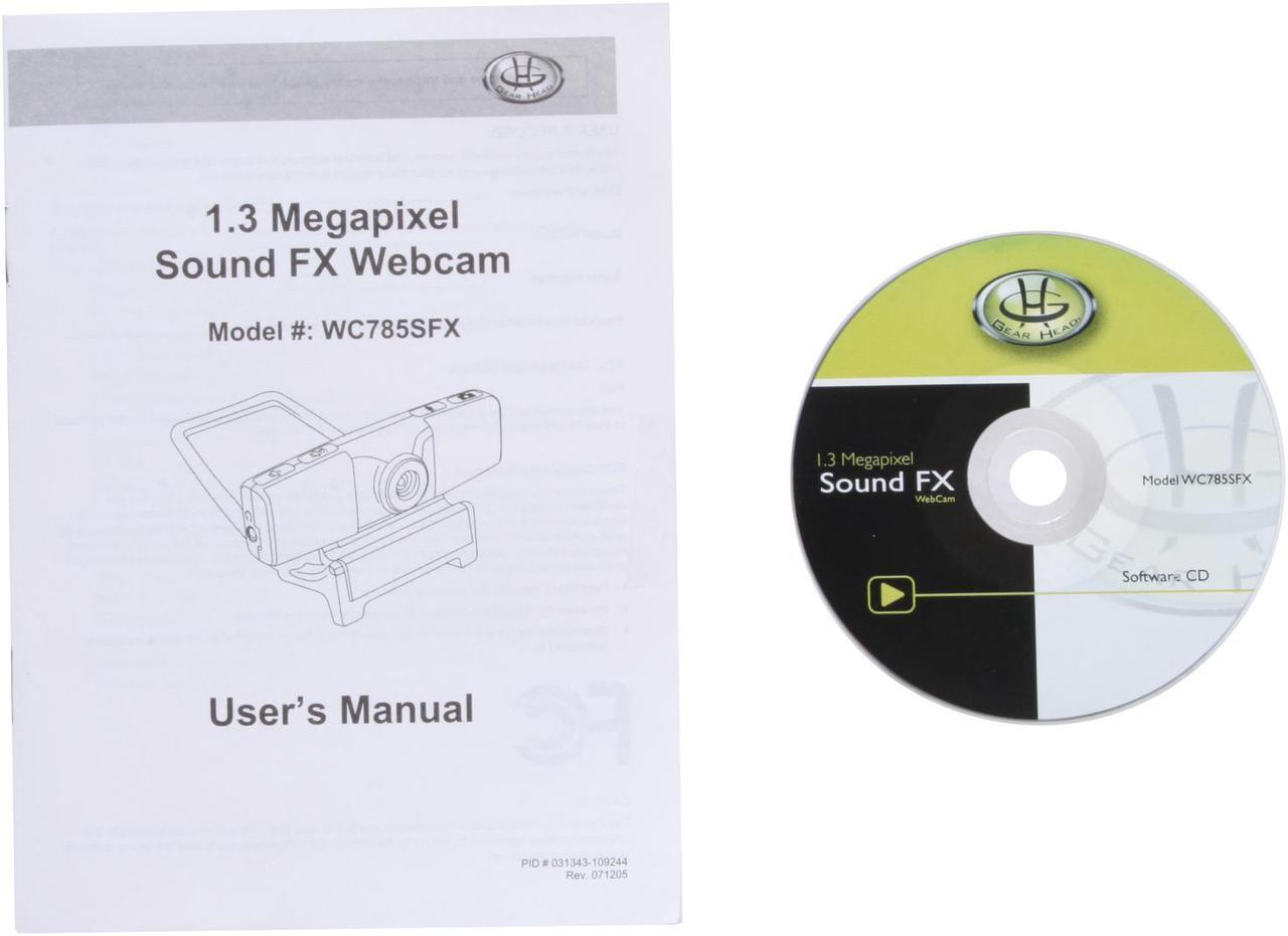 Alt view image 8 of 9 - GEAR HEAD WC785SFX 1.3 MP Effective Pixels USB 2.0 Sound FX WebCam